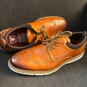 Stacy Adams Men's Brown Leather Shoes